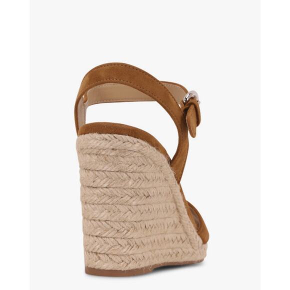Prada Camel Suede Espadrille Wedge, 95mm Size 36 EUR / 6.5 US - Picture 3 of 9